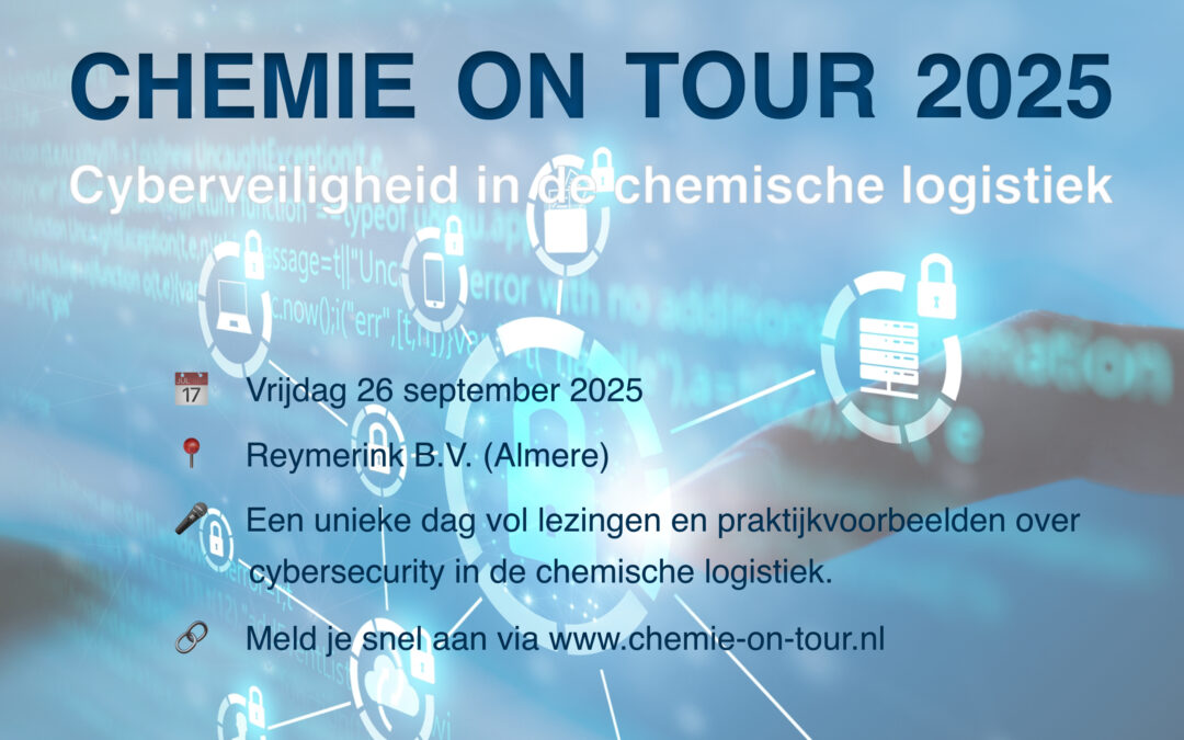Sprekers Chemie on Tour Cyberveiligheid in de chemische logistiek bekend